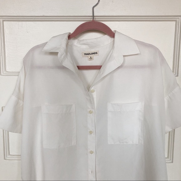 Tradlands Box Top Salt Tencel Linen - Picture 7 of 7